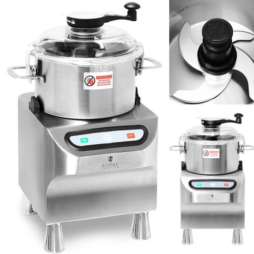 Food processor chopper mincing meat slicing vegetables 5 l 1500 rpm 800 W.