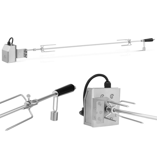 Stainless steel rotary electric grill spit up to 10 kg