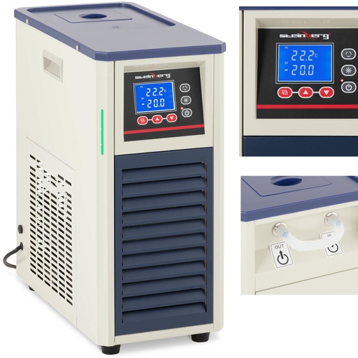 Laboratory cooling circulator for temperature control -20 - 20 C 20 l/min 495 W.
