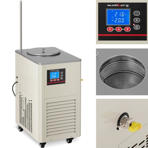 Laboratory cooling circulator for temperature control -20 - 20 C 20 l/min 726 W.
