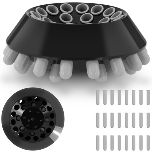 Angular rotor rotor for laboratory centrifuge for 24 10 ml test tubes