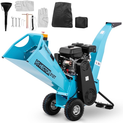 Shredder shredder shrub branch chipper diesel mobile 8 cm diameter 7 hp.