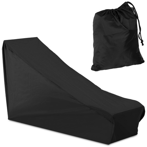 Aizsargpārklājs terases dārza atpūtas krēslam melns 18x6x23 cm