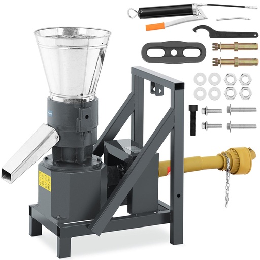 Pellet machine sawdust feed machine for tractor 400 kg/h diameter 230 mm.