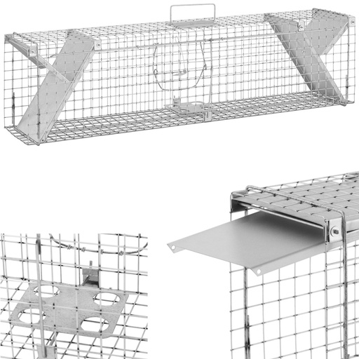 Rat trap marten trap snap trap double-sided 1020x200x270 mm KIT