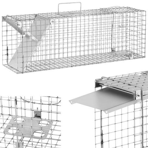 Rat trap marten trap snap trap single-sided 820x200x270 mm KIT