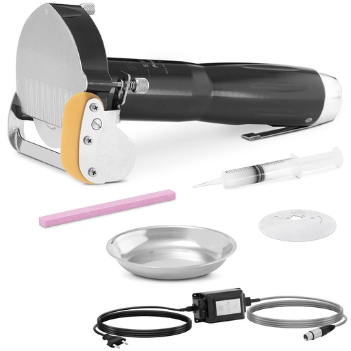Electric gyros kebab knife professional POTIS 80 mm diameter 8500 rpm 230 V 250 W.