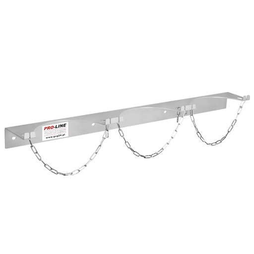 Wall mount for 3 gas cylinders max cylinder diameter 250 mm PRO-LINE