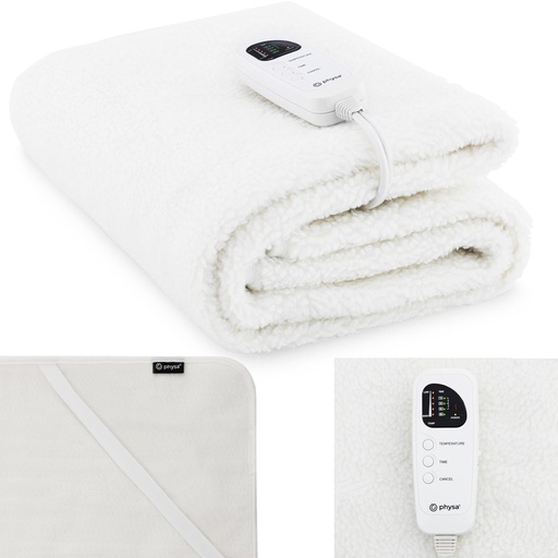Electric massage bed heating blanket 5 degrees of adjustment 180 x 75 cm 60 W lambskin