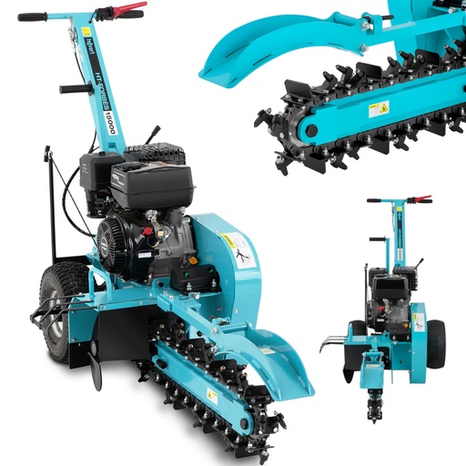 Chain excavator for linear excavation for cables cables pipes 600 mm 15 hp 3.6 l