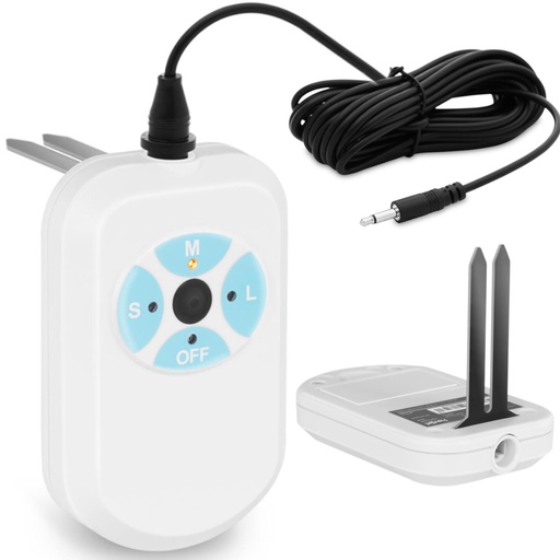 Soil moisture meter sensor for irrigation system off switch