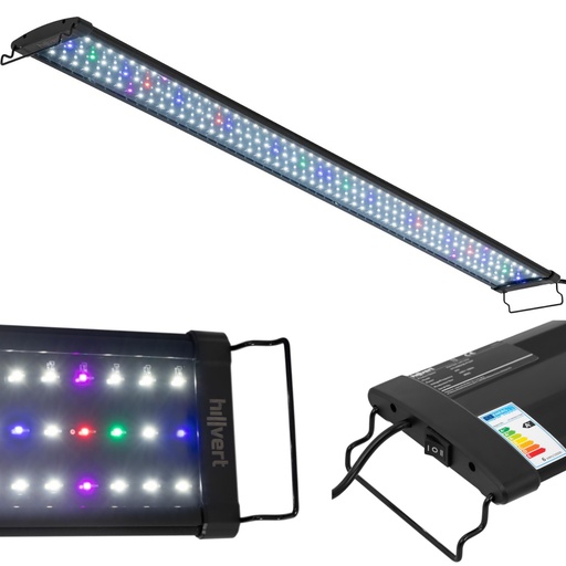 LED aquarium plant growth light full spectrum 156 LEDs 113 cm 30 W.