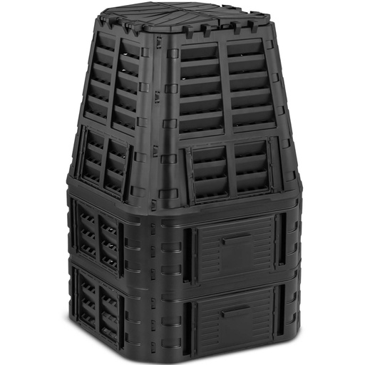 Garden composter for organic waste 90 x 90 x 145 cm 1000 l