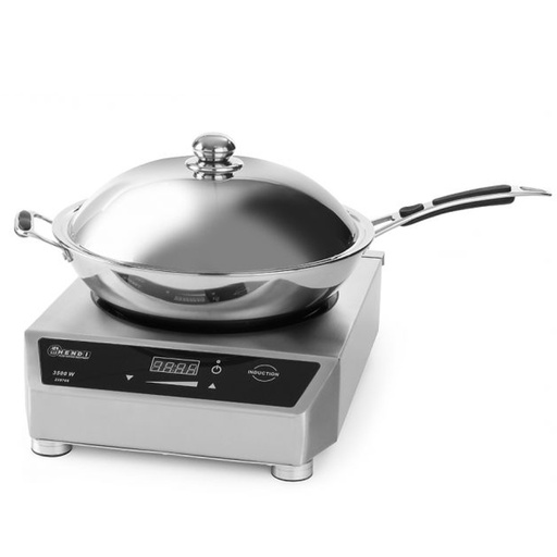 Indukcijas vok 3100W ar indukcijas pannu Profi Line - Hendi 239681