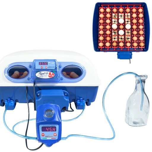 Inkubators inkubators 49 olām automātiskais ar mitrināšanas sistēmu BIOMASTER 150 W