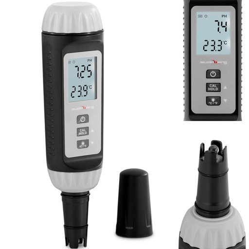 Skābes mērītājs pH testeris šķidruma temperatūra elektroniskais LCD 0-14 0-60C