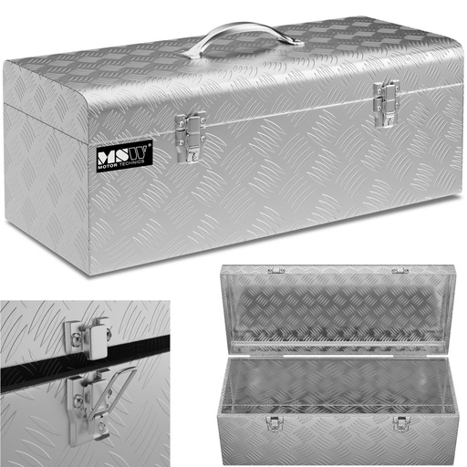 Darbnīcas instrumentu kaste alumīnija bagāžnieks 31 l 58 x 25,5 x 25,5 cm