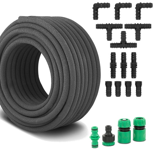Drip irrigation line hose for watering plants KIT 30 m