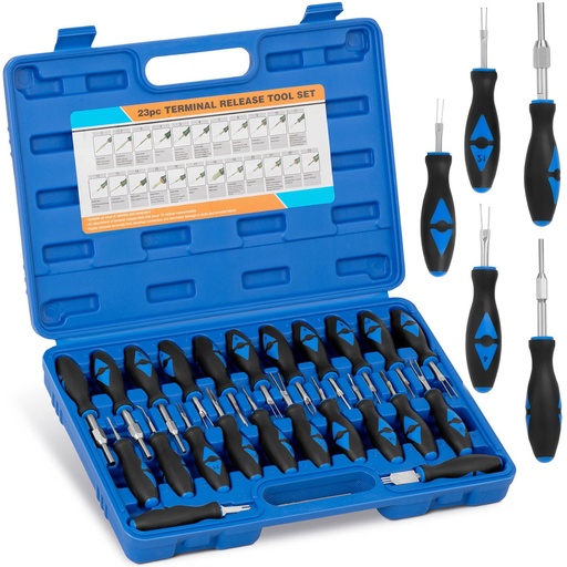 Veržliarakčiai kaiščių jungtims nuimti KIT 23 vnt.