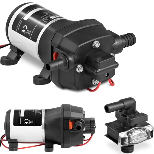 Pressure water pump for yacht boat camper 12.5 l/min 12 V 2.4 bar