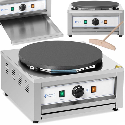 Elektrinė apvalių blynų kepimo mašina, 40 cm skersmens 0-300 C 3000 W