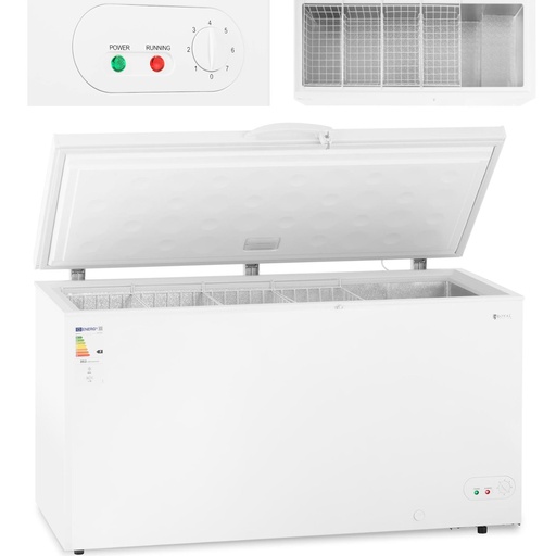 Užrakinama šaldymo kamera 4 krepšiai 459 l -12-28 C 135 W