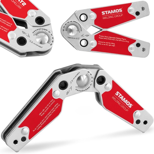 Magnetinis suvirinimo gnybtas kampu 20-200 iki 35 kg