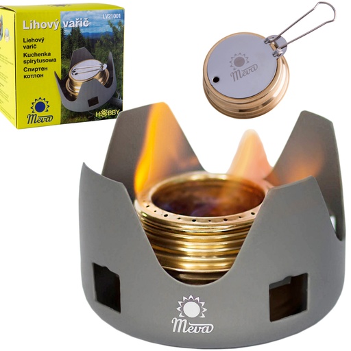 Tourist spirit stove for fuel ethanol alcohol MEVA