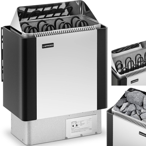 Elektrinė sausos pirties krosnelė 5-9 m3 iki 110C 400 V 6 kW