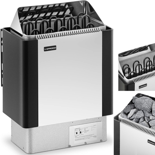 Elektrinė sausos pirties krosnelė 9-13 m3 iki 110C 400 V 9 kW