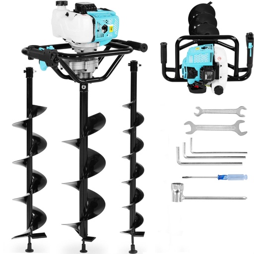 Diesel auger soil drill 2.1 kW 1.2 l + 3 drills