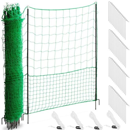 Safety net breeding fence for poultry 1,25 x 50 m