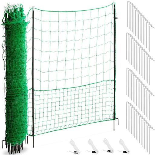 Safety net breeding fence for poultry 1,25 x 50 m