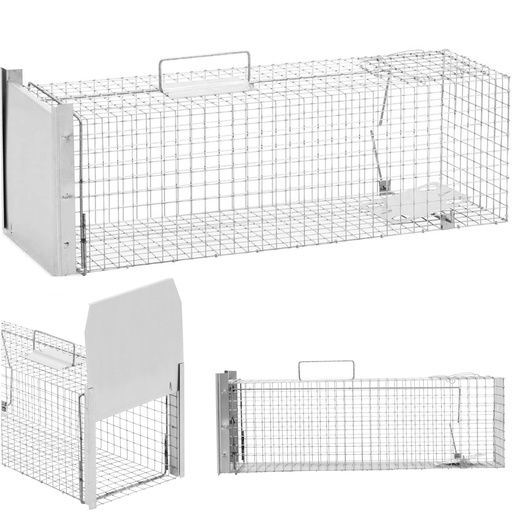 Trap for martens rats and other animals 82 x 26 x 26 cm mesh 25 x 25 mm