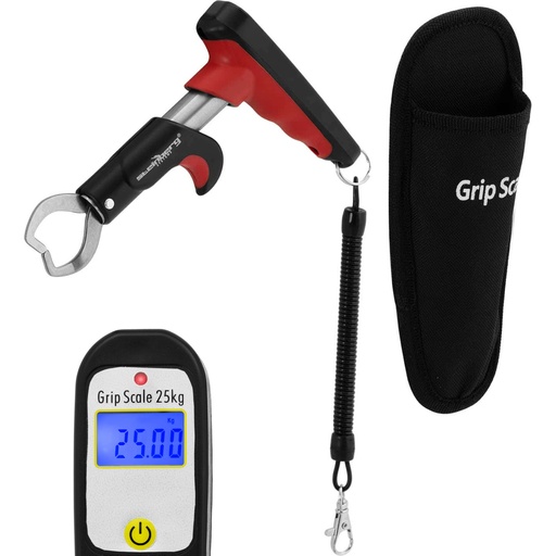 Zvejas svari zivīm ar grepleri līdz 25 kg LCD displejs