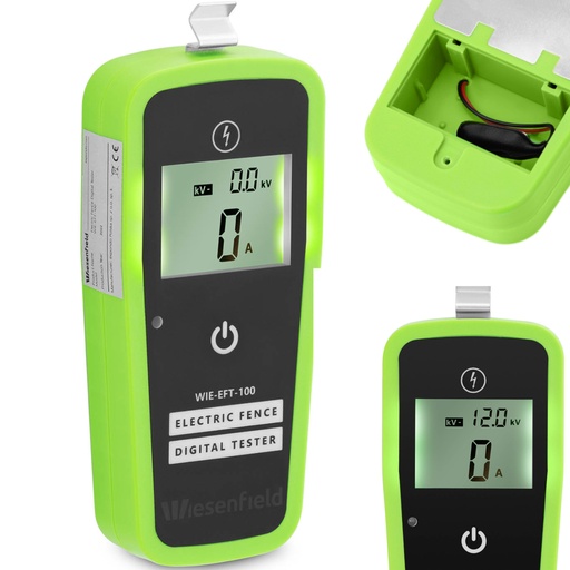 Elektriskā ganu žoga sprieguma testeris LCD 0-12000 V
