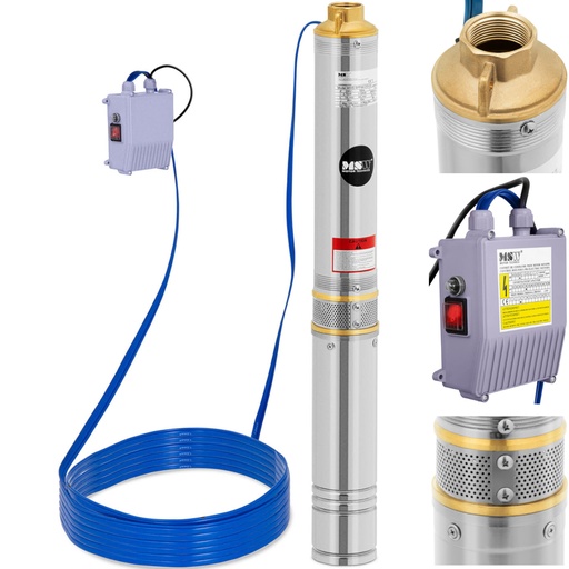 Dziļo aku sūknis STAL 750 W 6000 l/h līdz 58 m