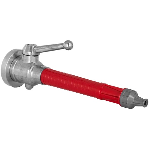 Fireman's water cannon nozzle with storz C 2'' valve