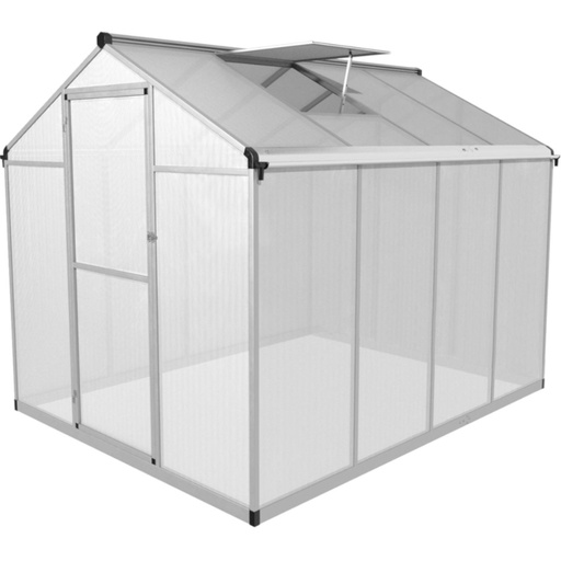 Greenhouse polycarbonate garden greenhouse 242 x 190 x 195 cm