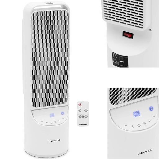 Elektrinis kolonėlių šildytuvas su nuotolinio valdymo pulteliu 1200/2000 W