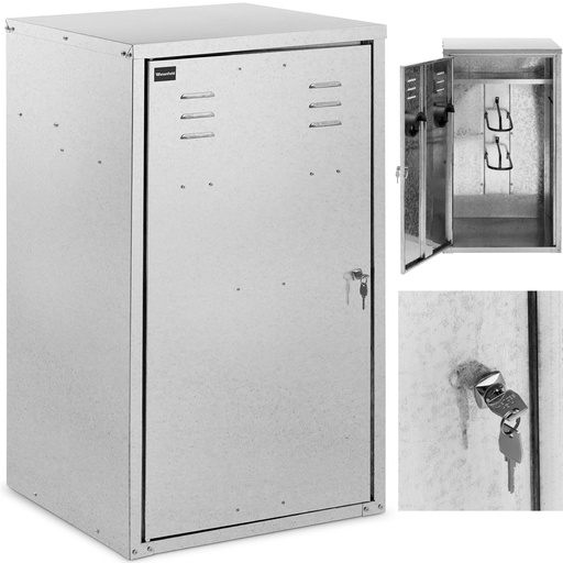 Galvanized steel equestrian equipment saddle cabinet 60 x 60 x 107 cm