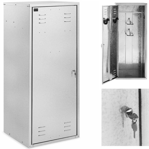 Galvanized steel equestrian equipment saddle cabinet 60 x 60 x 150 cm