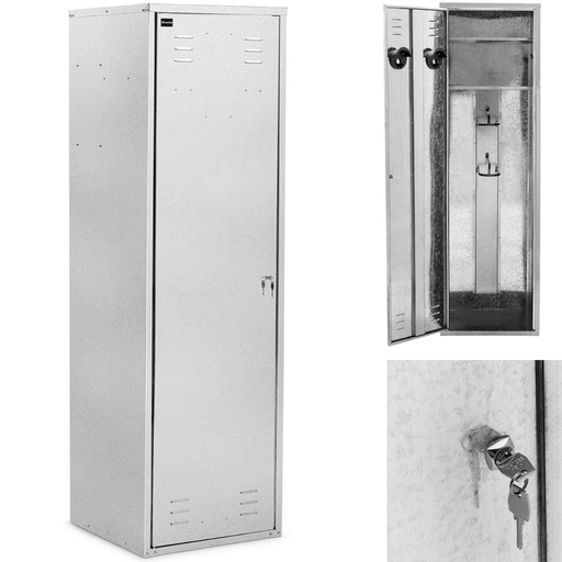 Galvanized steel equestrian equipment saddle cabinet 60 x 60 x 200 cm
