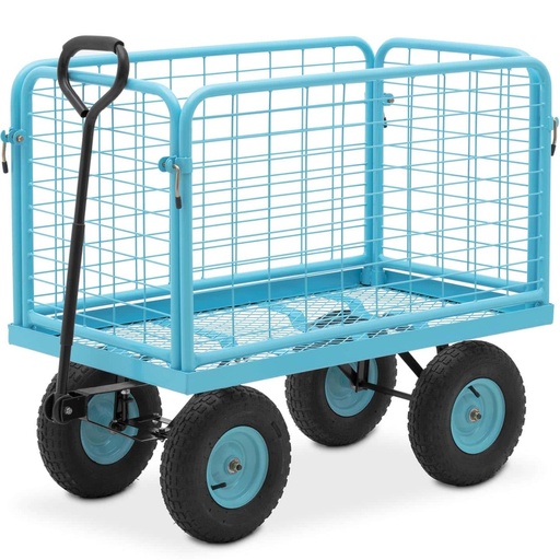 Ekonomiski dārza transportēšanas ratiņi, salokāmi līdz 400 kg
