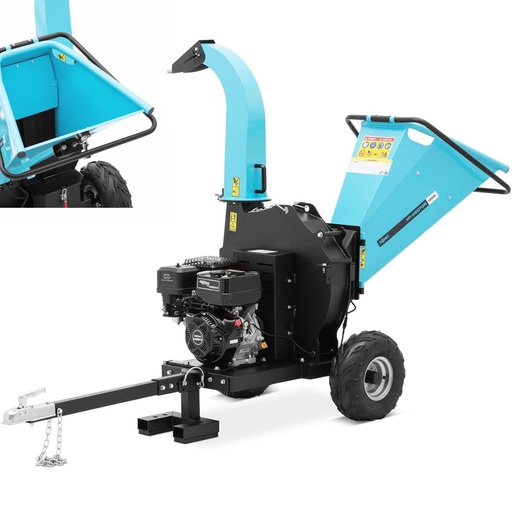 Shredder garden cuttings mill combustion 100 mm 15 hp