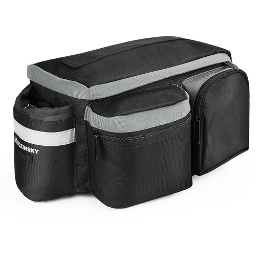 Bike rack bag with shoulder strap 6l black