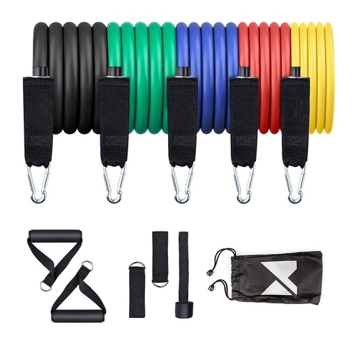 Exercise rubber bands for fitness + accessories KIT