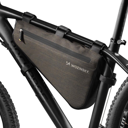 Bicycle bag for bicycle frame 5 l grey