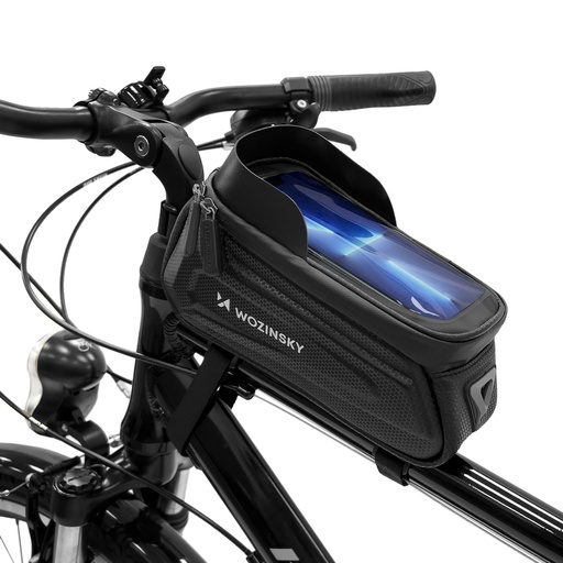 Bike frame bag with phone case 1.7 l black
