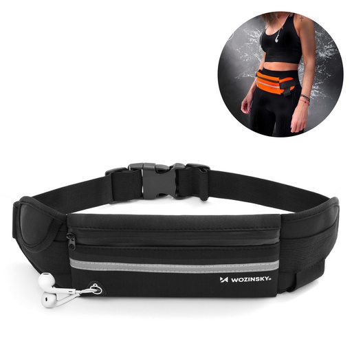 Running kidney running belt black